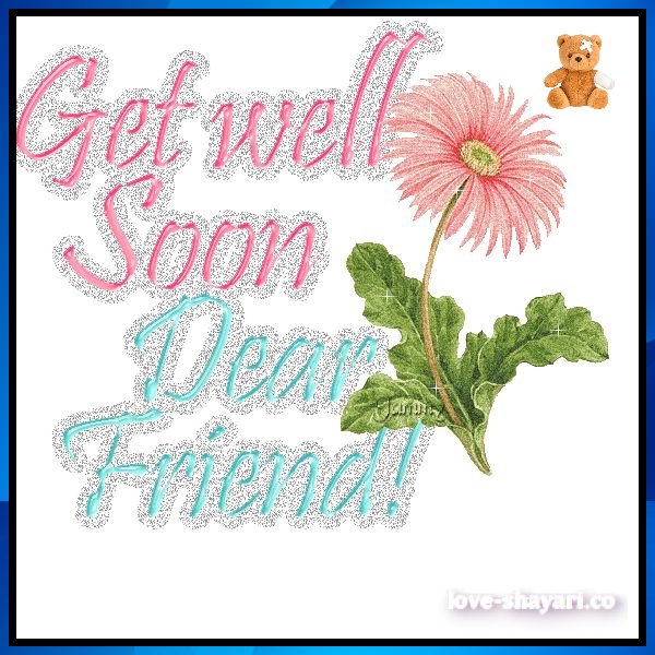 get well soon images for friends